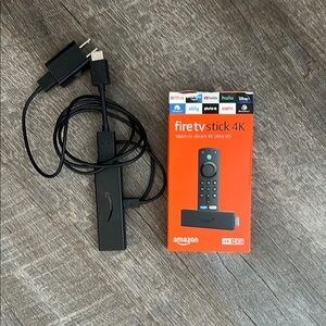 Amazon Fire TV Stick 4K - Black and Red